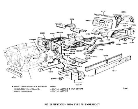 classic mustang sheet metal|1968 mustang body parts diagram.